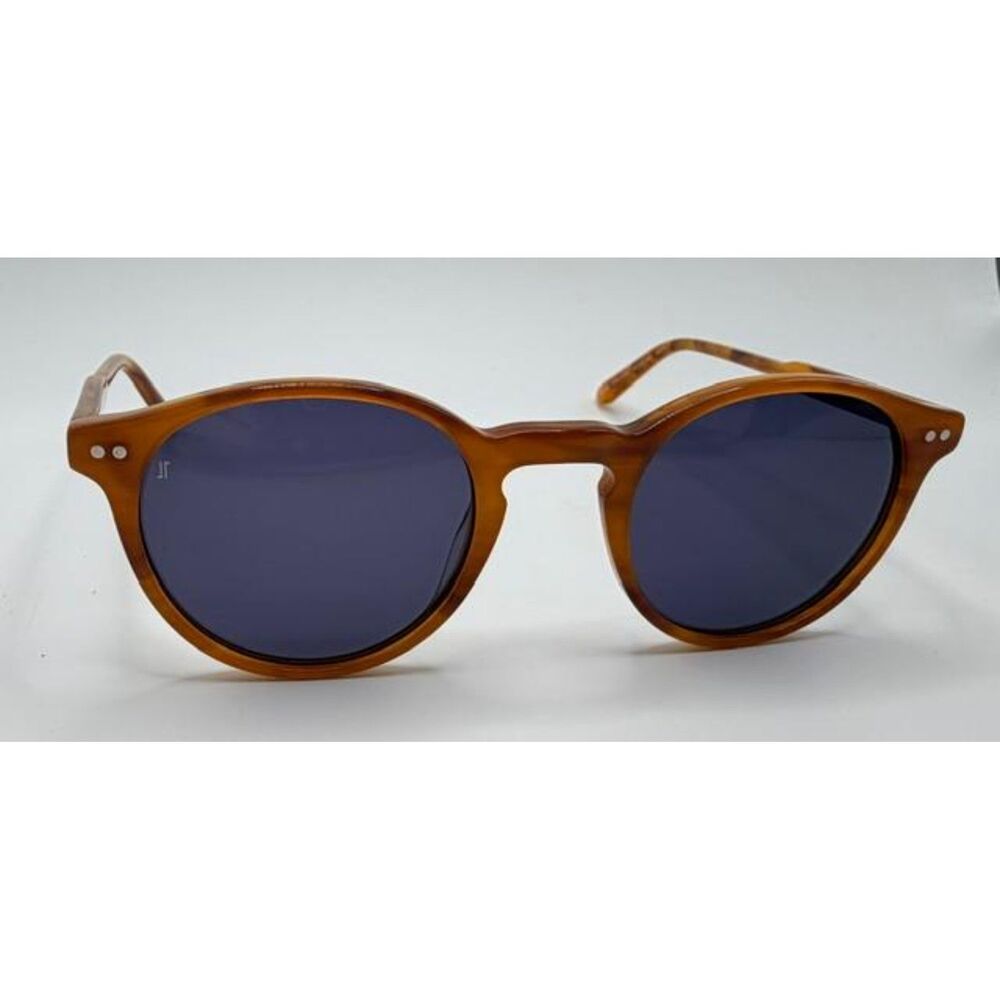 Jimmy Fairly The Cloud Round Acetate Sunglasses in Orange